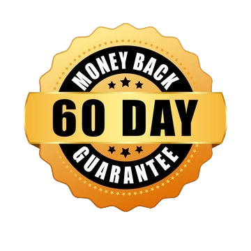 VigorX Pro 60-day money-back guarantee badge